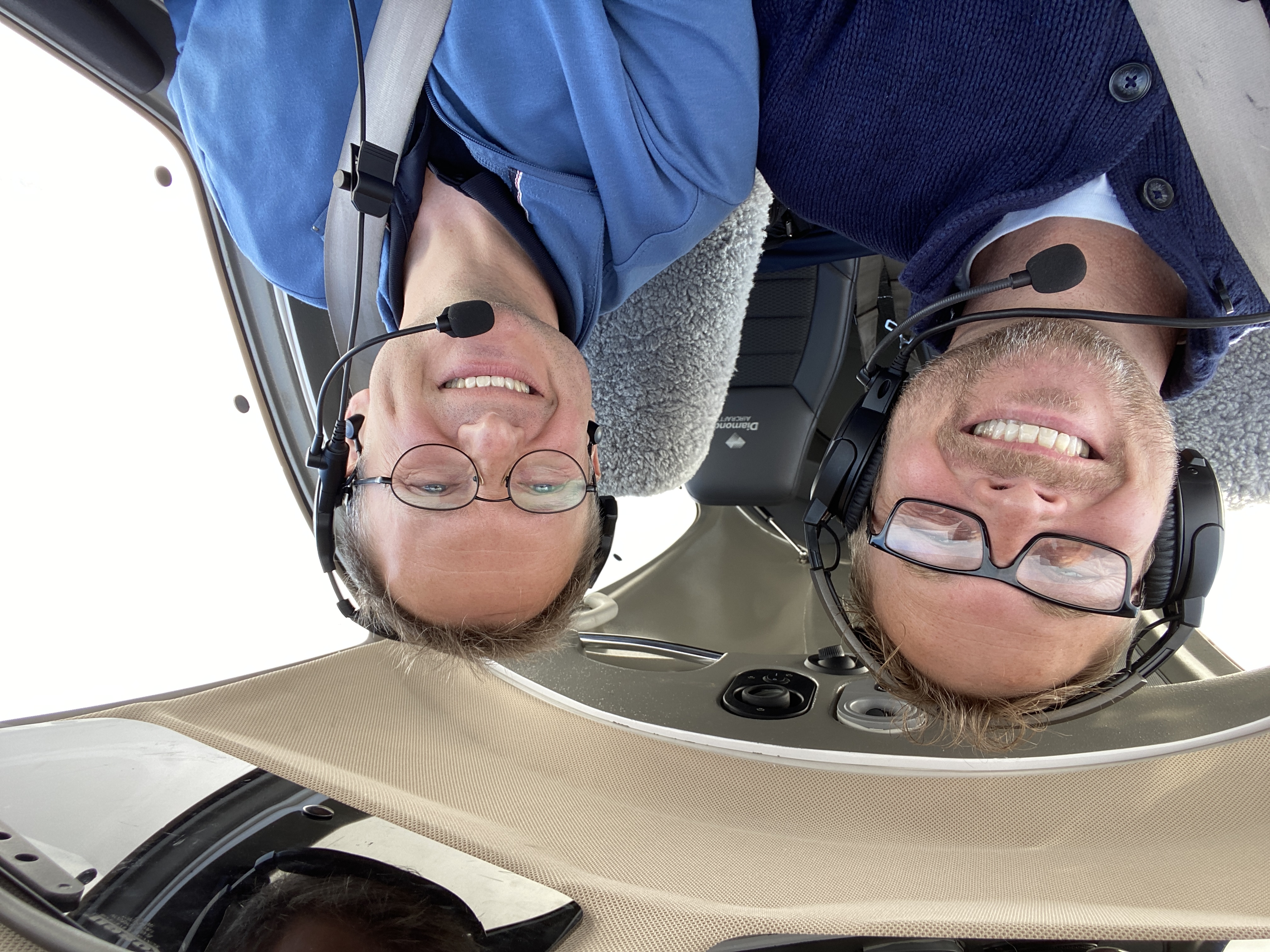 Airborne with Sven the pilot