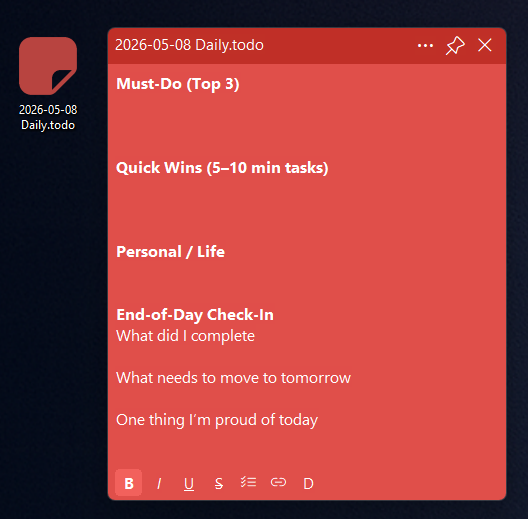 Simple todo app
