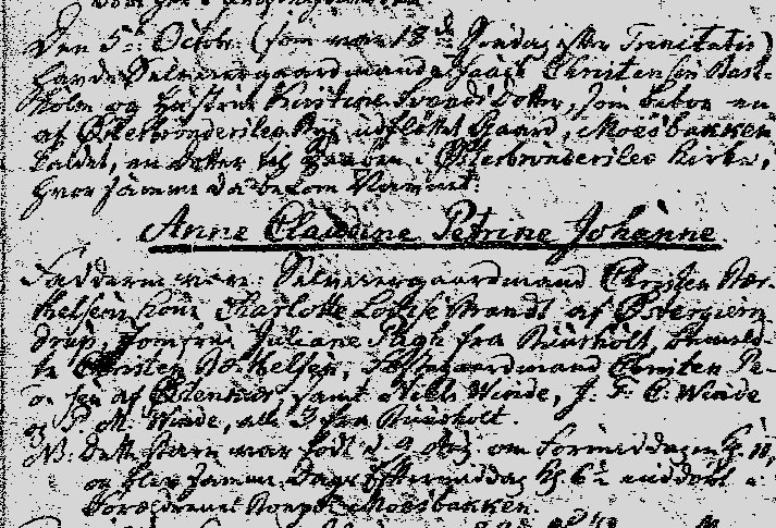 Anne Claudine Petrine Johanne Isachsdatter